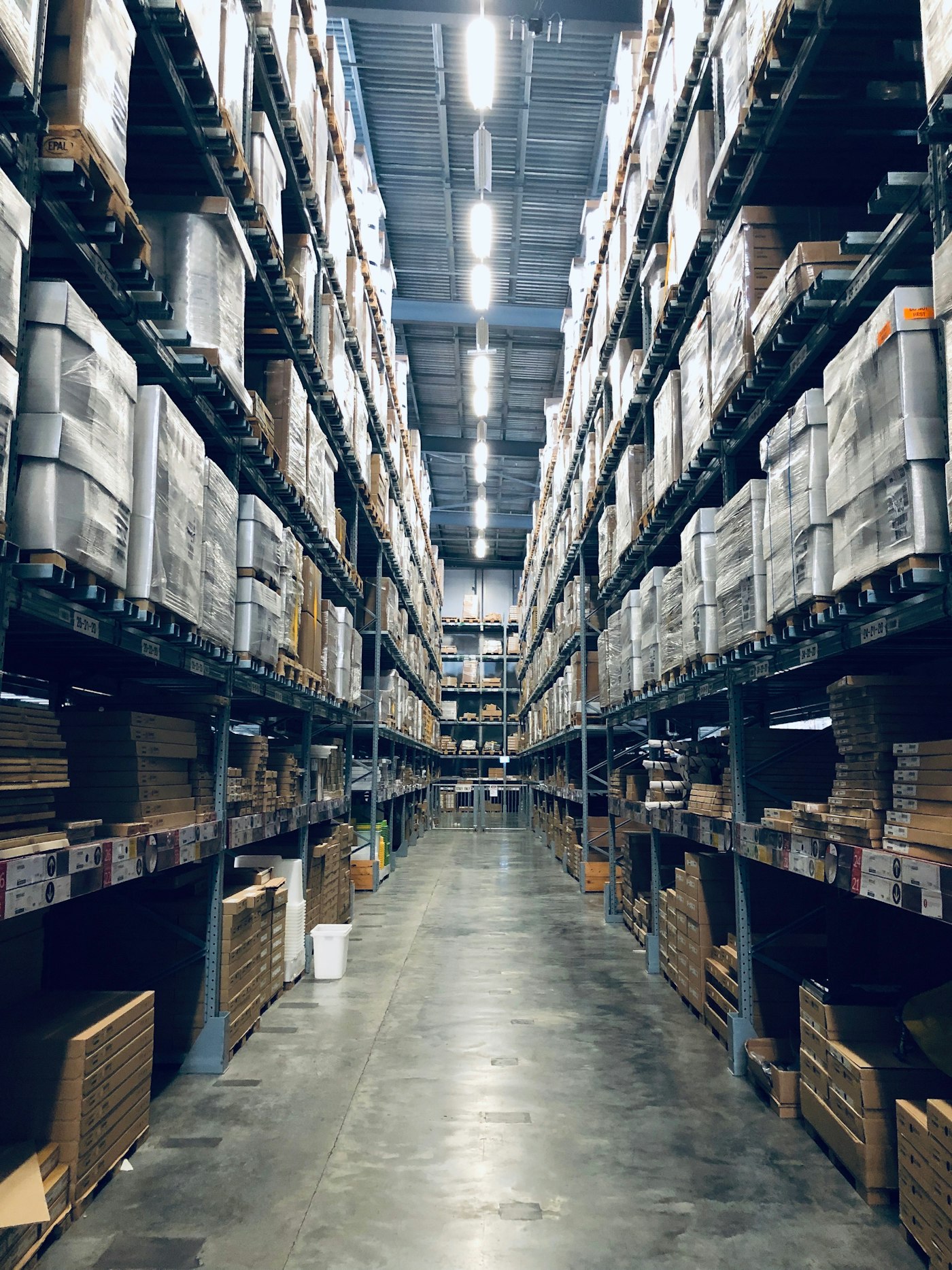 Inside the Vliet Shipping warehouse